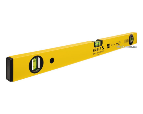 Уровень STABILA Type 70-W: L=60 см. точн 0,50 mm/m. 3 капсулы. 1 вращающаяся (± 0,3°)