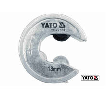 Труборез для труб YATO: Ø=18 мм, габарит Ø=59 мм, алюминий/медь/пластик. [10/50]