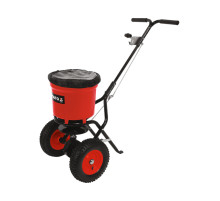Сівалка і розкидач на 2-х колесах ротаційна YATO бункер- 23 л макс. вага- 25кг зона дії- 3,05-3,66 м
