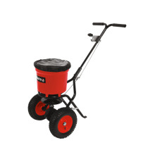 Сівалка і розкидач на 2-х колесах ротаційна YATO бункер- 23 л макс. вага- 25кг зона дії- 3,05-3,66 м