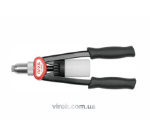 Заклепочник дворучний YATO з обертовою головкою для нітів Ø= 3,2; 4; 4,8; 6,4 мм, l=328 мм [12]