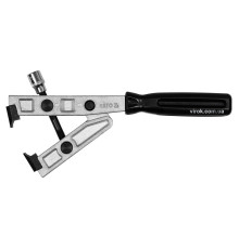 Щипці для затягування стрічкових металевих хомутів YATO : 3/8", L= 270 мм, діапазон- 0-40 мм [5/20]