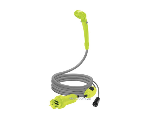 Душ портативний LUND: від акумул.-12В, продуктивність-10 л/хв, кабель живлення- 4м, шланг- 2 м [10]