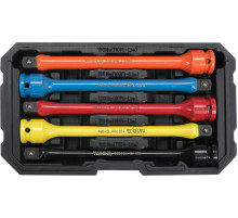 Подовжувачі ударні YATO з квадратом 1/2", L= 200 мм, оберт. мом.- 100-150 Nm, 5 шт. [10]