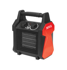 Нагрівач YATO з PTC-елем ел-мереж- 230В, 3кВт, обігрів 30 м² реж- 7/2000/3000 Вт