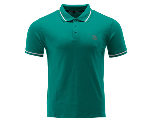 Футболка ПОЛО зеленая YATO, разм. 3XL/ выс- 82 см х шир- 65 см, 100%- хлопок [40]