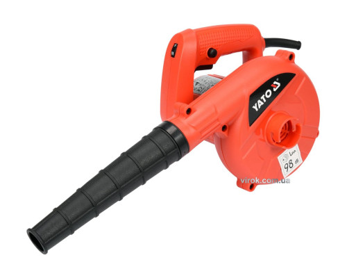 Порохотяг мережевий YATO: 600Вт, 16000 об/хв, продуктивність- 4 м³/хв, кабель l= 2 м + 2 насадки [4]