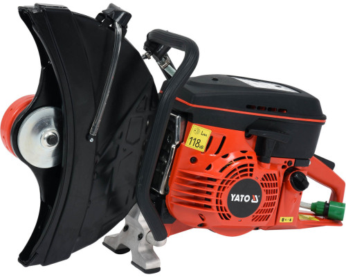 Бензоріз YATO: 4 кВт, 4700 об/хв, диск Ø=400х25.4 мм, глибина різу- 145 мм [1]