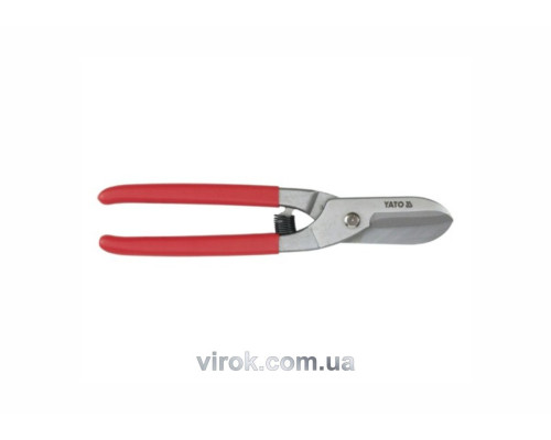 Ножницы по металлу прямые YATO: тип Английский, L=254 мм [6/36]