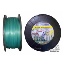 Жилка для тримера "Кручений КВАДРАТ" TM VIROK : Ø= 2.7 мм, l= 350 м (бобіна)