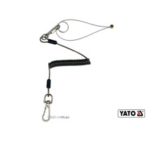 Веревка стяжная для хранения инструментов YATO: Ø= 1мм, l= 52-170мм, M≤ 2 кг + 2 карабина [24/144]