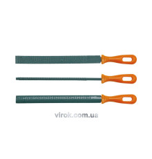 Рашпилі VOREL Набір 3 шт, l=200 мм(DW)
