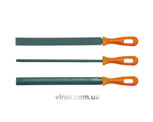 Рашпилі VOREL Набір 3 шт, l=200 мм(DW)