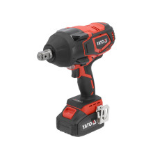 Гайковерт ударний акумуляторний YATO: 18 В, 4АГод, квадрат 3/4", 2000 Нм +перехідник 3/4" в 1/2" [2]