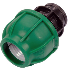 Муфта до водяних пластикових труб з внутр. різьбою 25 мм- 1/2" FLO поліпропіленова, для тиску 1 MPa