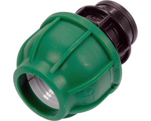 Муфта к водяным пластиковым трубам с внутр. резьбой 25 мм- 1/2" FLO полипропиленовая, для давления 1 MPa