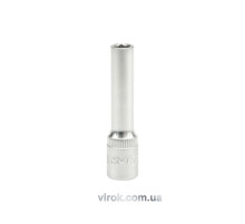 Головка торцевая 6-гранная YATO: удлиненная, квадрат 1/4", М=5.5 мм, L=50 мм [24/240/480]