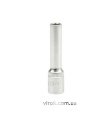 Головка торцева 6-гранна YATO : подовжена, квадрат 1/4", М= 5.5 мм, L= 50 мм [24/240/480]