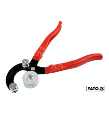 Згинач металевих прутів YATO : Ø4.75-10 мм, під кут ≤ 90°, l= 255 мм [6/24]