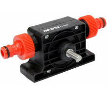 Насос для воды с приводом от дрели YATO держатель 8 мм, продукт.- 2.4 м³/ч, высота подачи 3 м [6/60]