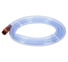 Шланг для слива жидкостей самососающийся, с обратным клапаном VOREL : Ø=13 мм, L= 180 см, PVC [6/24]