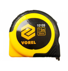 Рулетка VOREL : L= 7,5 м x 25 мм [6/60]