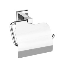 Тримач туалетного паперу настінний з клаптем FALA з цинкового сплаву хромований [4/24]