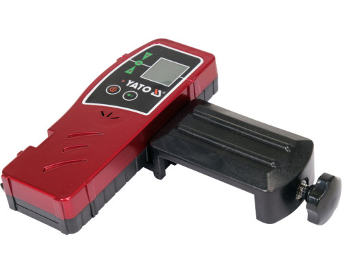 Приймач з тримачем лазерного зеленого променя YATO діап. 1-70 м, живлен.- батарея 9 В 6LF22 [50]