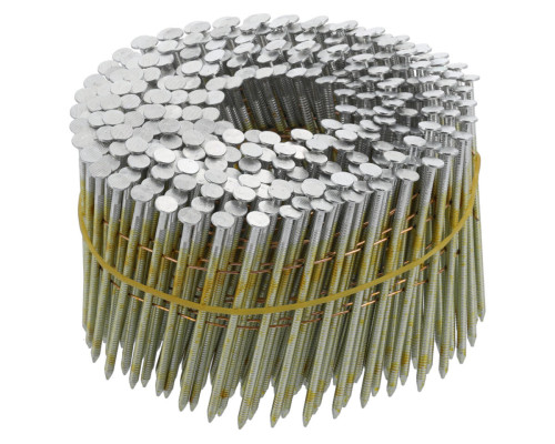 Цвяхи барабанні до пневматичного пістолета VOREL L=70мм, Ø=2.5мм, кут 15-16˚, 3600шт (YT-09213-09214