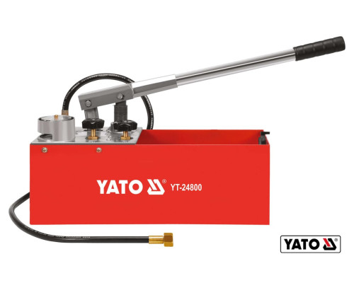 Компресор ручний для контролю щільності трубних систем YATO : тиск- 5 МПа, ємність- 12 л [2]