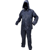 Костюм з капюшоном водонепроникний VOREL, розм.L гранатовий колір, з вентиляційними отворами PVC[16]