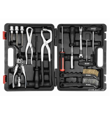 Набор инструментов для обслуживания тормозной системы авто YATO: 1/2", 3/8", CrV, 15 шт.