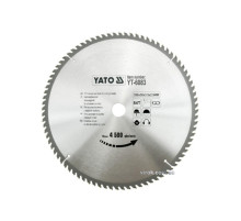Диск пильный победитовый по дереву YATO: 350х30х3.5х2.5 мм, 84 зубца, RPM до 4500 1/мин [10]