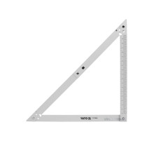 Угольник алюминиевый, для строительных работ, складной YATO, 600 х 840 х 600 мм [6/24]