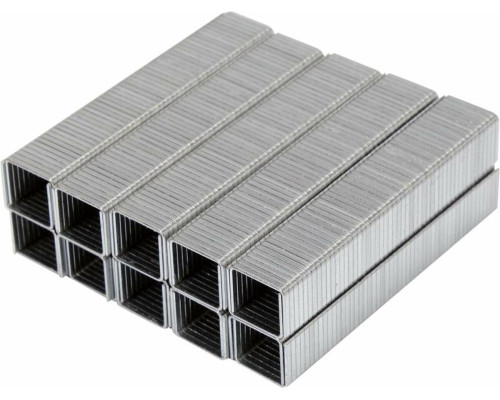 Скоби до степлера YATO YT-70020 i YT-70021, : h=10 мм, b=11.3 мм, t= 1.2х 0,52 мм, уп. 1000 шт. [50]