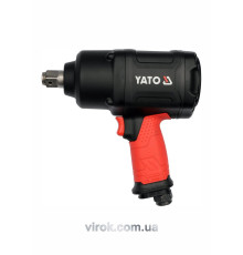 Гайковерт ударний пневматичний YATO : квадрат 3/4", F=1630 Nm, 5500 об./хв, повітря-198 л/хв [6]
