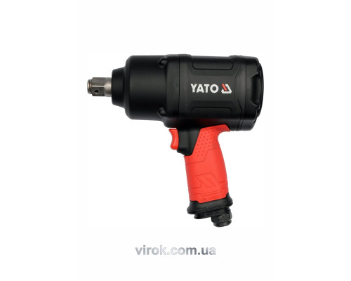 Гайковерт ударний пневматичний YATO : квадрат 3/4", F=1630 Nm, 5500 об./хв, повітря-198 л/хв [6]