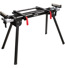 Стіл верстатний YATO: робоч. вис- 750 мм, навант- 200кг, відст між опорами- 100-165 см, 100х58х81 см