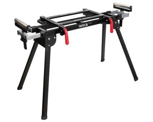 Стіл верстатний YATO: робоч. вис- 750 мм, навант- 200кг, відст між опорами- 100-165 см, 100х58х81 см