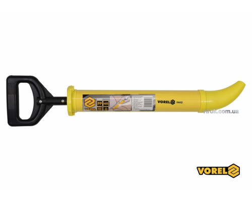 Шприц для нанесення будівельних сумішей VOREL: корпус Ø=60мм, сопло Ø=20мм. l=660 мм, пластиков [24]