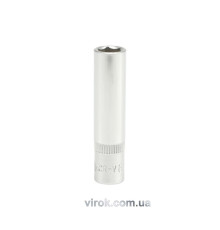 Головка торцева 6-гранна YATO : подовжена, квадрат 1/4", М= 8 мм, L= 50 мм [24/240/480]