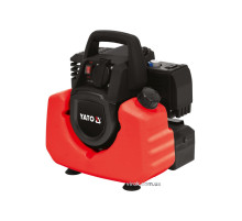 Генератор струму бензиновий інверторний YATO: P=800/880 Вт, U=230 В, витрата- 0.75 л/г, бак- 3.5л