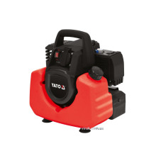 Генератор струму бензиновий інверторний YATO: P=800/880 Вт, U=230 В, витрата- 0.75 л/г, бак- 3.5л