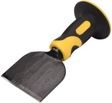Зубило каменщика VOREL 215х25х100 мм защитной ручкой [6/36]