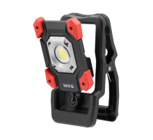 Прожектор діодний, переносний з затискач YATO 20Вт, 2000 Lm 3 режими, живл.- акумул. 3,7 В, 4,4 АГод