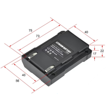 Акумулятор до YT-30419 YATO Li-Ion 3.7 V, ємність- 4 АГод [100]