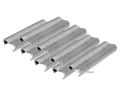 Скоба стяжна VOREL для обгороджувальної сітки. тип "Е" FI 2 мм до щипців 49840, 600 шт/уп. [10/60]