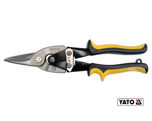 Ножницы по металлу YATO "профи": L= 250 мм, прямые [6/36]