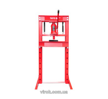 Прес гідравлічний рамний YATO; навантаж.- 30 т, роб. зона- 0-795 мм, ширина рами- 520 мм [1/6]