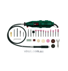 Міні-шліфмашинка LUND 135 Вт з гнучким валом і 40 обладунками [10/140]